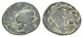 Greek 
 Phrygia. Apamea circa 100-50 BC.
Bronze Æ 5.4g 19.1mm