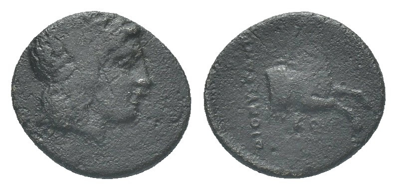 Greek 
Kolophon AE15, c. 330-280 BC
Kolophon, Ionia. AE15 c. 330-280 BC.
Obv. La...