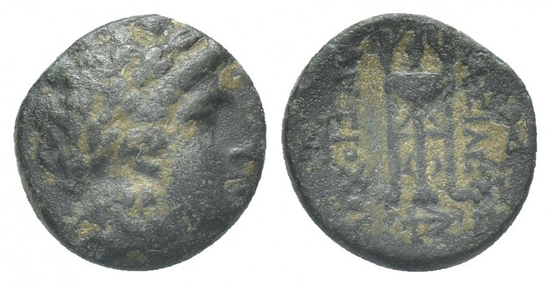 Greek Seleukid Kingdom, Lydia. Sardes. Antiochos II Theos. 261-246 B.C. 4.1g 15....