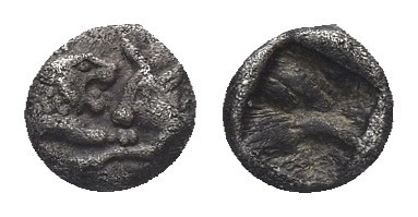 Greek
Lydia, Croesus. 1/24 Silver Stater; Lydia, Croesus; 565-546 BC, 1/24 State...