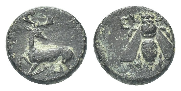 Greek 
IONIA, Ephesos. Circa late 4th-early 3rd Century BC. Æ Bee with straight ...
