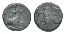 Greek 
IONIA Ephesos. Ae (Circa 375-325 BC).
Obv: E Φ.Bee. 1.6g 11.6mm