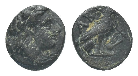 Greek
Troas. Abydos 350-300 BC.
Bronze Æ 1.1g 10.4mm