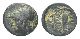 Greek AEOLIS. Elaia. Ae (Mid 4th-3rd century BC). 1.3g 11.3mm