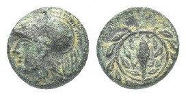 Greek AEOLIS. Elaia. Ae (Mid 4th-3rd century BC). 1.7g 10.8mm