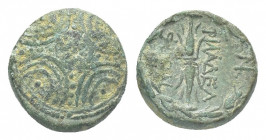 LYDIA, Philadelphia. 2nd-1st centuries BC. Æ 3g 13.2mm