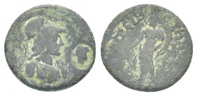 LYDIA. Silandos. Pseudo-autonomous issue.
 Time of Marcus Aurelius and Lucius Verus (161-180). Ae 3.5g 19mm