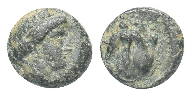 Greek IONIA. Uncertain. Circa 550-500 BC. Diobol 1.5g 10.5mm