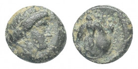 Greek IONIA. Uncertain. Circa 550-500 BC. Diobol 1.5g 10.5mm