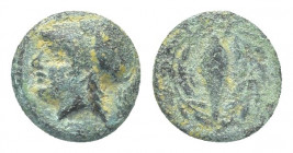 AIOLIS, Elaia. After 340 BC. Æ 1.3g 10.6mm