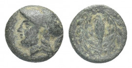 AIOLIS, Elaia. After 340 BC. Æ 1.3g 10.6mm