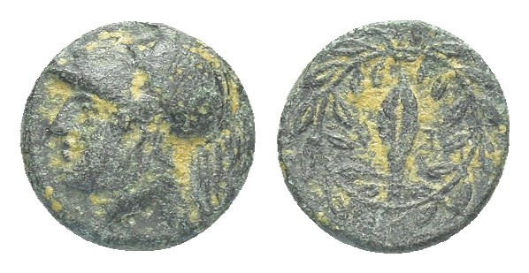 AIOLIS, Elaia. After 340 BC. Æ 1.5g 10.4mm