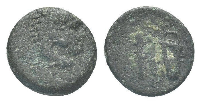 KINGS OF MACEDON. Alexander III 'the Great', 336-323 BC. 
Head of Herakles in li...