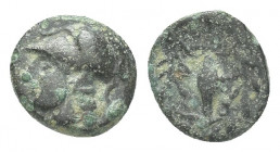 Aeolis. Elaia 400 BC. Bronze Æ 1.6g 10.9mm