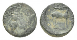 Greek Ionia. Ephesos 390-300 BC. 1.8g 12mm