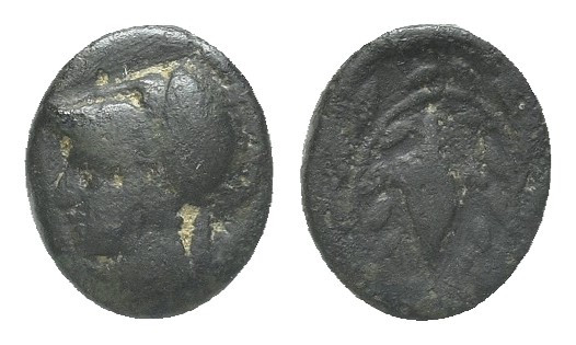 Aeolis. Elaia 400 BC. Bronze Æ 1.3g 9mm