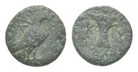 Aeolis, Kyme, c. 350-320 BC. Æ 1g 10.2mm