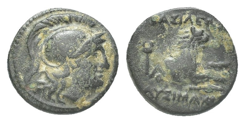 Greek
KINGS of THRACE, Macedonian. Lysimachos. 305-281 BC. Æ Half Unit Lysimach...