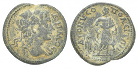 Roman Provincial
Dionysopolis, Phrygia
Pseudo-autonomous, severan period
Demos / Asklepios and telesphoros
RARE 6.9g 25mm
