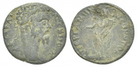 Roman Provincial 
MYSIA. Pergamum. Septimius Severus (193-211). Ae. Laureate head right. Rev: Homonoia standing left, holding cornucopia and patera ov...