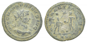 Roman Imperial
Probus AD 276-282. 
Follis Æ. 3.8g 21.6mm