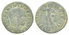 Roman Imperial
 Maximinus II AE21 follis . AD 312. 4.4g 20.1mm