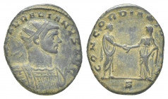 Roman Imperial
Aurelianus Antoninianus
Aurelianus (270-275 AD). AE silvered Antoninianus. Mediolanum, 271.
Obv. IMP AVRELIANVS AVG, radiate, draped an...