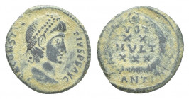Roman Imperial
 CONSTANTINE I THE GREAT (307/10-337). Follis. Antioch.
Obv: CONSTANTINVS AVG.
Laureate and cuirassed bust right.
Rev: VOT XX / MVLT / ...