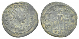 Roman Imperial 
Gallienus. A.D. 253-268. Silvered AE antoninianus 3.7g 21.2mm