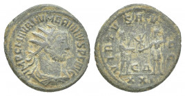 Roman Imperial 
Numerian AD 283-284. Cyzicus
Antoninianus Æ silvered. 4.1g 21mm
