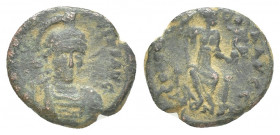 Roman Imperial
Theodosius I, FollisRoman ImperialTheodosius I (379–395), Follis 378-383. 2.6g 17.5mm