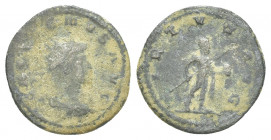 Roman Imperial 
Gallienus. A.D. 253-268. Silvered AE antoninianus 3.9g 21.7mm