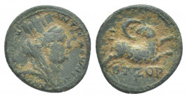 Greek
Syria, Seleukis and Pieria. Antioch on the Orontes. Pseudo-autonomous issue. Æ Trichalkon 2nd century AD. Caesarean era 177 (AD 128/9). ANTIOXEω...