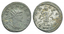 Roman Imperial 
Gallienus (253-268) AE20 silvered Antoninianus, Antioch, AD 267
GALLIENVS AVG Radiate and cuirassed bust of Gallienus to right
Rev: LV...