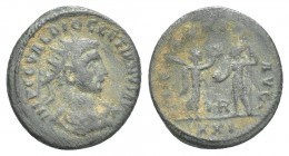 Roman Imperial
Diocletianus AE Antoninianus, Cyzicus
Diocletianus (284-305 AD). AE Antoninianus Cyzicus, 290.
Obv. IMP C C VAL DIOCLETIANVS AVG, Radia...
