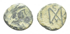 Byzantine
Justinian I. 527-565. Æ Pentanummium 0.6g 5.7mm