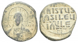 Byzantine
 Basil II, Anonymous A2. Follis; Basil II, Anonymous A2; Constantinople, Under Basil II, c. 976-1030/5 AD, Follis, Obv: Bust of Christ facin...