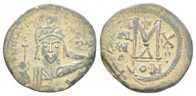 Byzantine
JUSTINIAN II (First reign, 685-695). Follis. 10.6g 30.8mm