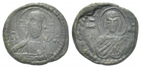 Byzantine 
 Anonymous Folles. temp. Romanus IV, circa 1068-1071. Æ Follis 8.5g 25.7mm