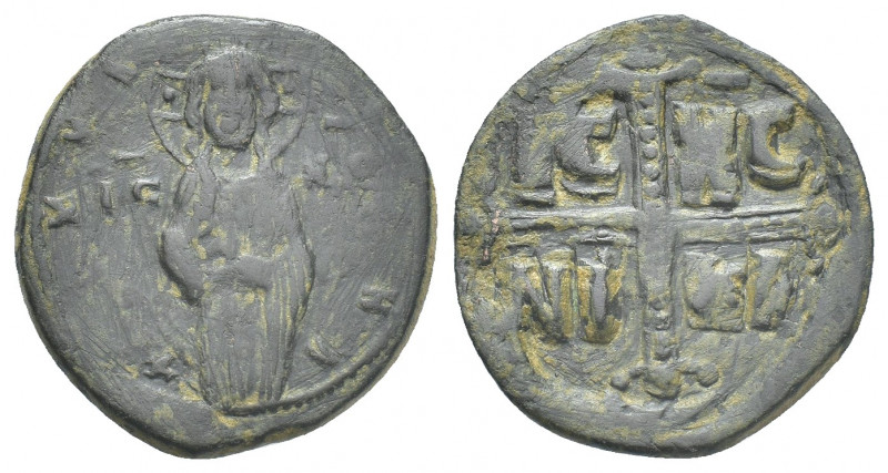 Byzantine
Follis. 1034-1041 d.C. Constantinople. (Doc-C 1/48). (Sear-1825). Anv....