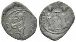 Byzantine
Byzantine AE Follis - Constantine X Ducas, with Eudocia (1059-1067 AD)
10.1g 26.6mm