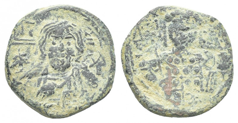 Byzantine
MICHAEL VII DUCAS, 1071-1079. Follis. AE . Between two stars, bearded ...