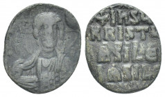 Byzantine
Anonymous (attributed to Basil II). Ca. 976-1025. AE follis. Anonymous, Class A2. Constantinople mint. 6.8g 26.8mm