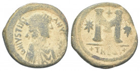 Byzantine
 Justinian I., 527-565, AE Follis (528-532), Antiochia. 15.2g 31.5mm