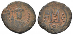 Byzantine
Maurice Tiberius. 582-602. Æ Follis 10.4 g 28.8mm