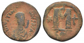 Byzantine
JUSTIN I & JUSTINIAN I (527). Follis. Constantinople 17.8g 28.9mm