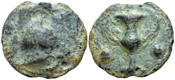 Etruria, Uncertain mint in Central Italy Quadrans III century BC, Æ 40.00 mm., 5...