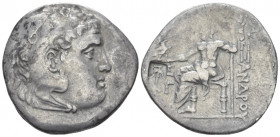 Kingdom of Macedon, 4 - Alexander III, 336 – 323 and posthumous issue Aspendos Tetradrachm circa 187-186, AR 30.00 mm., 16.30 g.
Head of Herakles r. ...