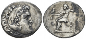 Kingdom of Macedon, 4 - Alexander III, 336 – 323 and posthumous issue Phaselis Tetradrachm circa 217-216, AR 31.00 mm., 16.22 g.
Head of Herakles r.,...