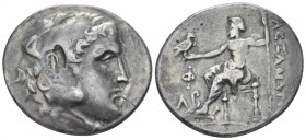 Kingdom of Macedon, 4 - Alexander III, 336 – 323 and posthumous issue Phaselis Tetradrachm circa 187-186, AR 30.00 mm., 16.37 g.
Head of Herakles r.,...